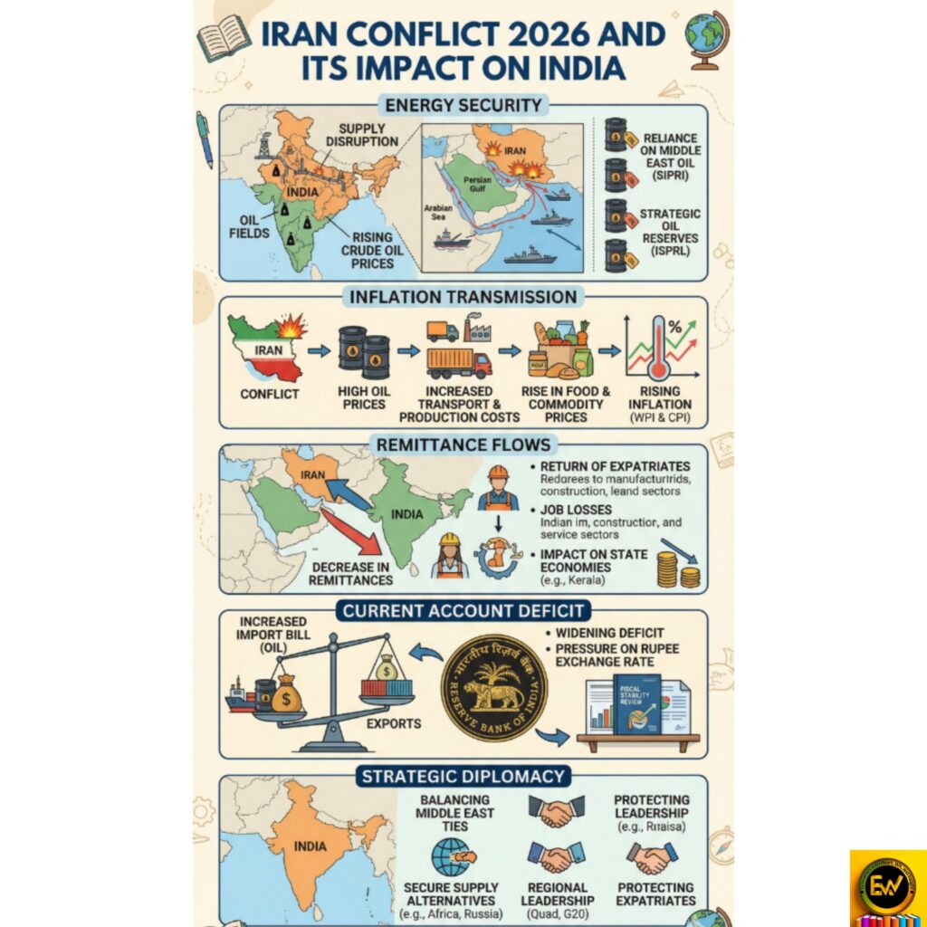 IRAN CONFLICT 2026 AND ITS IMPACT ON INDIA